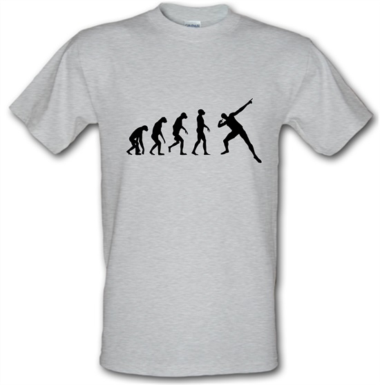 Evolution - Usain Bolt t-shirts