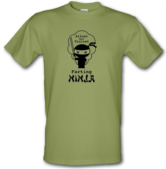 Farting Ninja t-shirts
