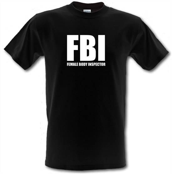 Female Body Inspector t-shirts