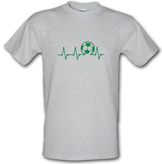 Football Heartbeat t-shirts