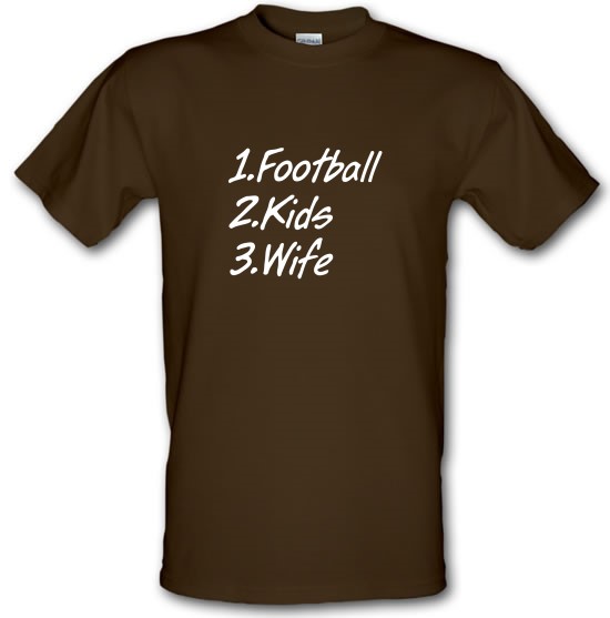 Football Kids Wife t-shirts