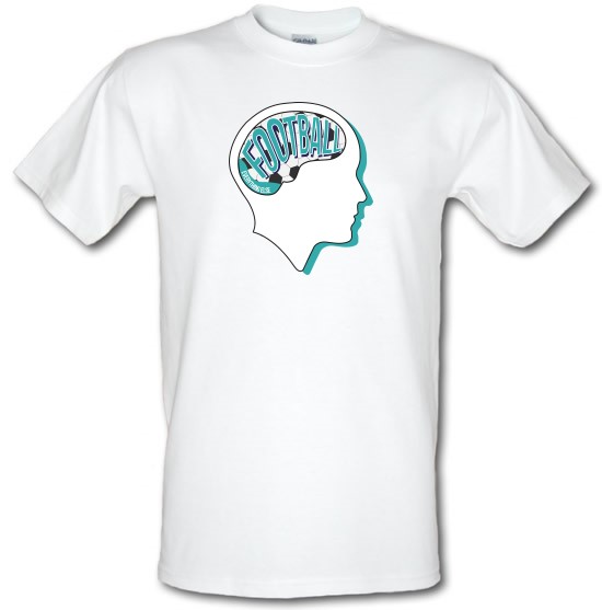 Football On The Brain t-shirts