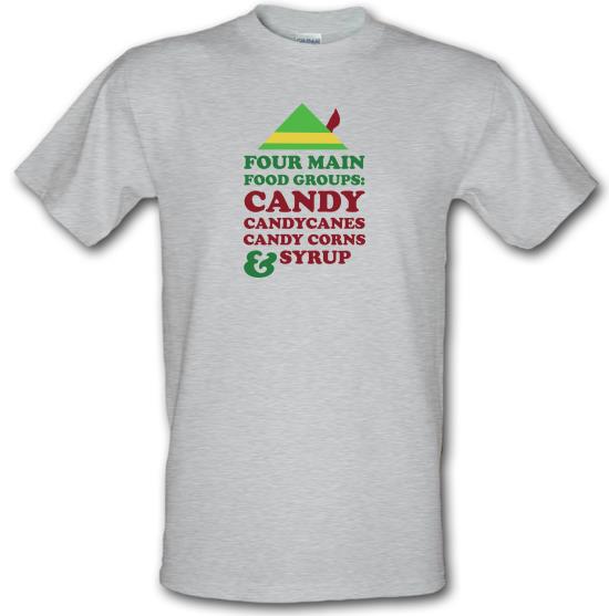 Four Main Christmas Food Groups t-shirts