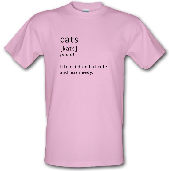 Funny Definition of Cats t-shirts