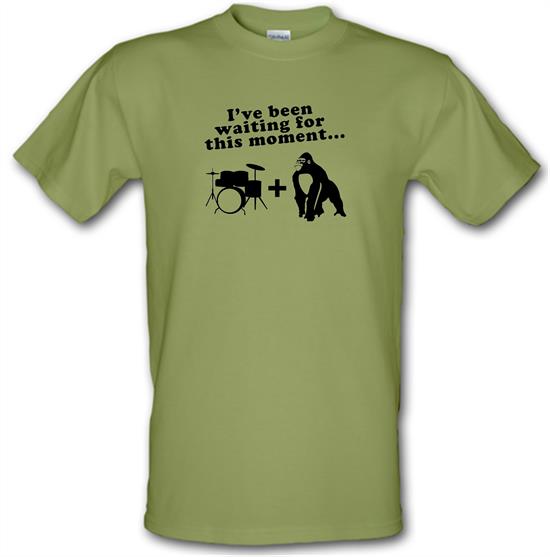 Gorilla + Drums t-shirts