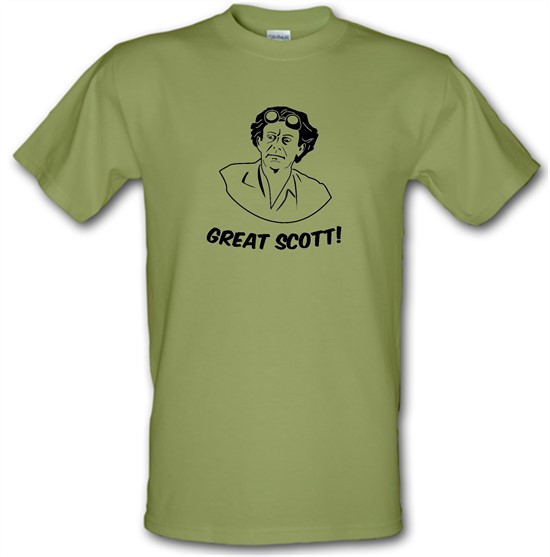 Great Scott t-shirts