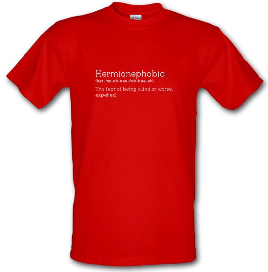 Hermionephobia t-shirts