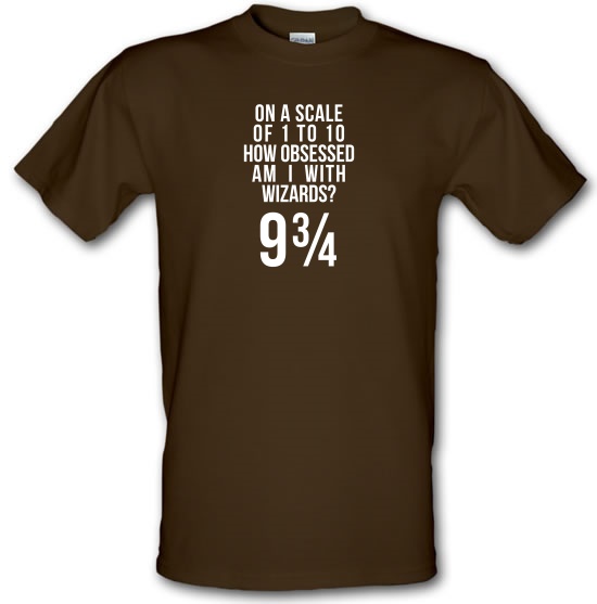 How Obsessed With Wizards Am I? t-shirts