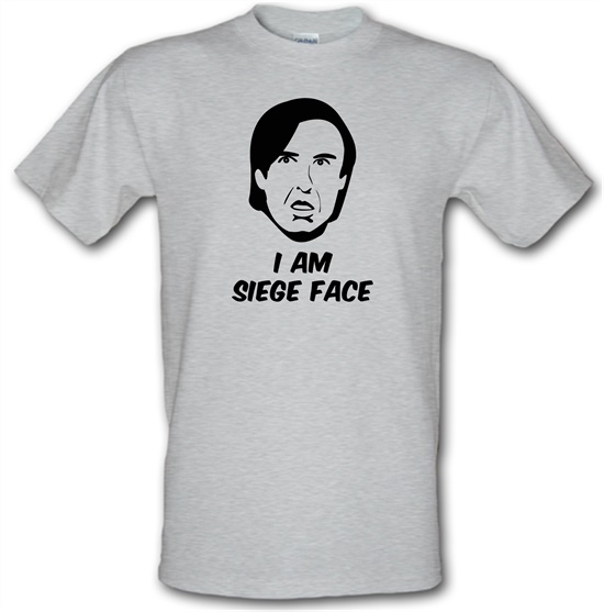 I Am Siege Face t-shirts