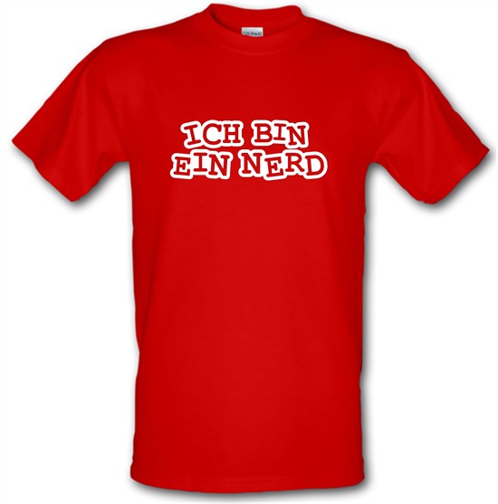 Ich Bin Ein Nerd t-shirts