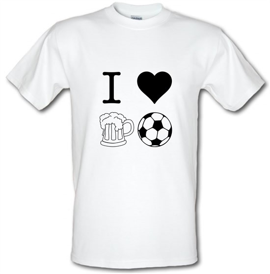 I Heart Beer and Football t-shirts