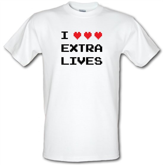 I Heart Extra Lives t-shirts