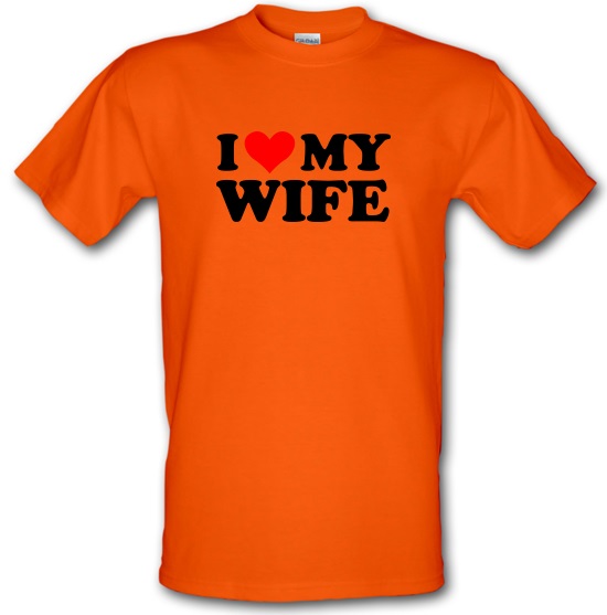 I love my Wife t-shirts