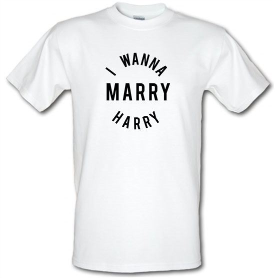 I Wanna Marry Harry t-shirts