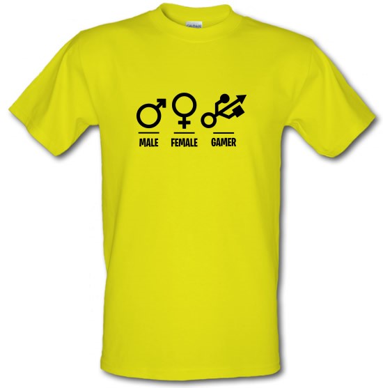 Male/Female/Gamer t-shirts