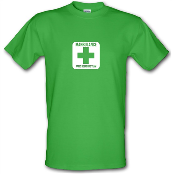 Manbulance Rapid Response Team t-shirts