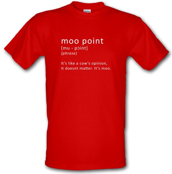 Moo Point t-shirts