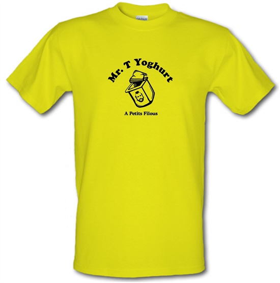 Mr T Yoghurt A Petits Filous t-shirts