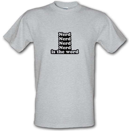 Nerd Is The Word t-shirts