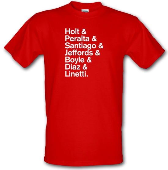 Nine-Nine Cast t-shirts