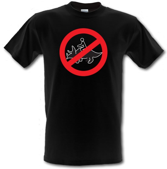No Dinosaur Riding t-shirts