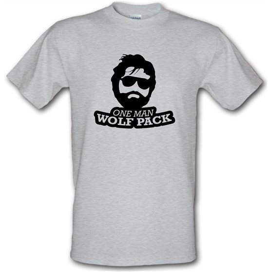 One Man Wolf Pack t-shirts