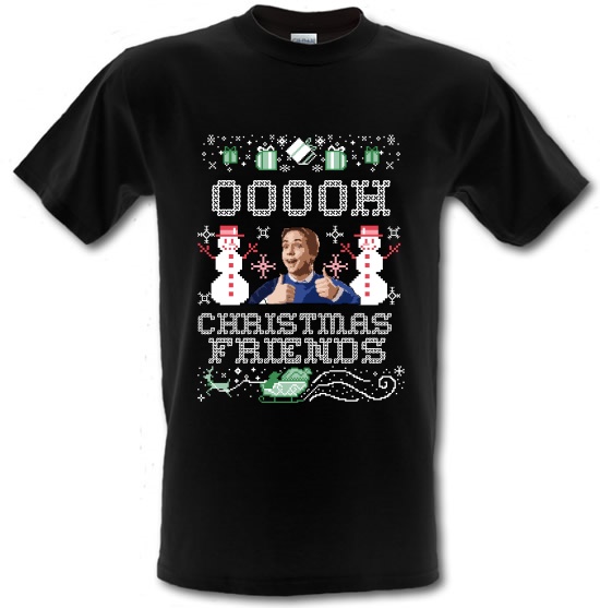 Ooh Christmas Friends Thumbs Up Sweater Style t-shirts