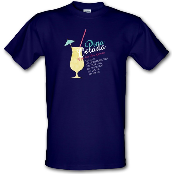 Pina Colada Recipe t-shirts