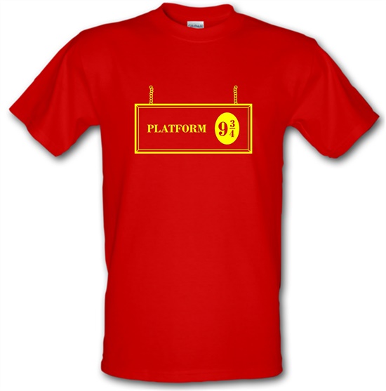 Platform Nine And Three Quarters t-shirts