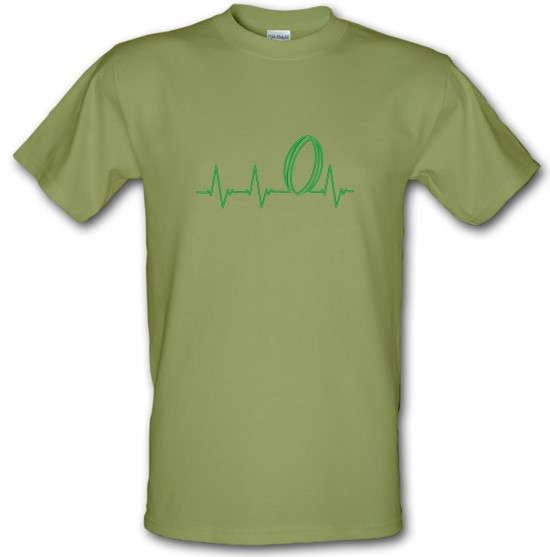 Rugby Heartbeat t-shirts
