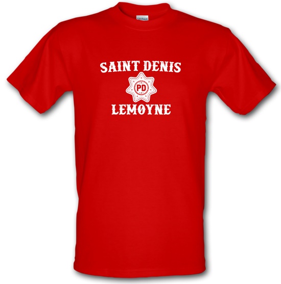 Saint Denis Police Department t-shirts