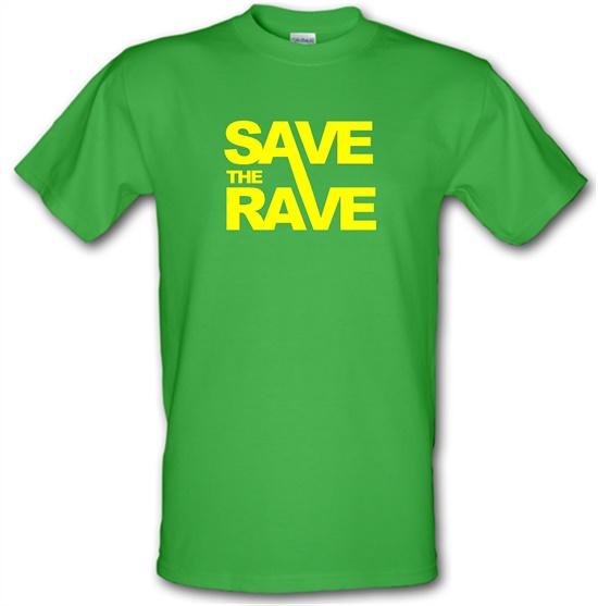 Save The Rave t-shirts