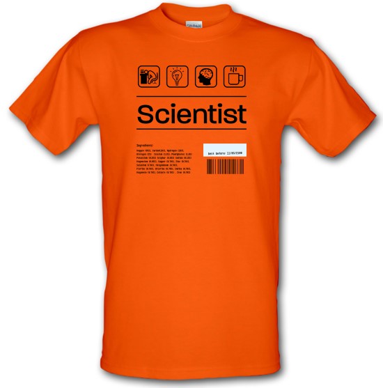 Scientist Ingredients t-shirts