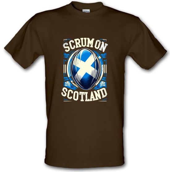 Scrum on Scotland Scottish Rugby t-shirts