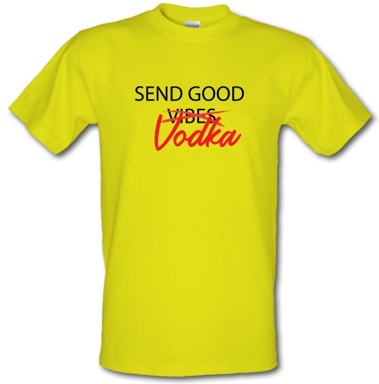 Send Good Vodka t-shirts