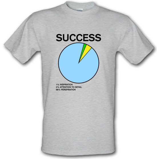 Success Pie Chart t-shirts