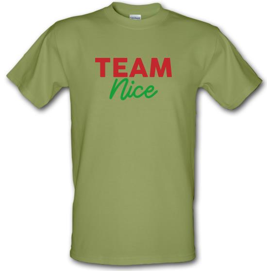 Team Nice t-shirts