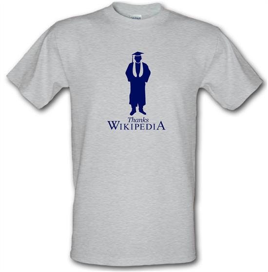thanks wikipedia t shirt by chargrilled shirts wikipedia