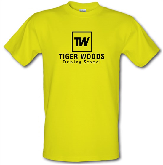 Tiger Woods Driving School t-shirts