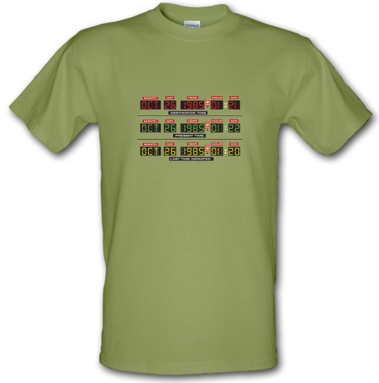 Time Machine Circuits t-shirts