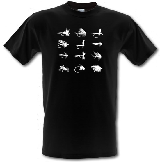 Vintage Fishing Flies t-shirts