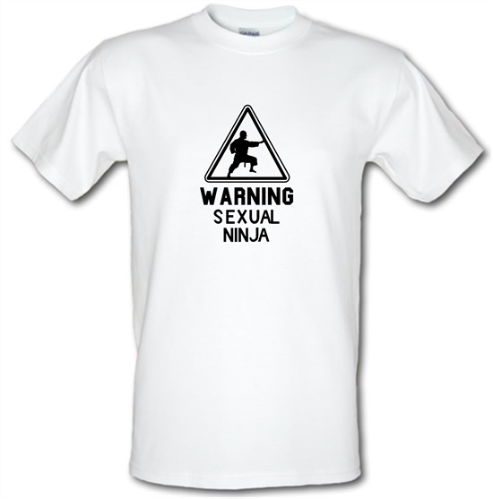 Warning Sexual Ninja t-shirts