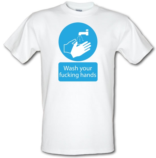 Wash Your FUCKING Hands Logo t-shirts