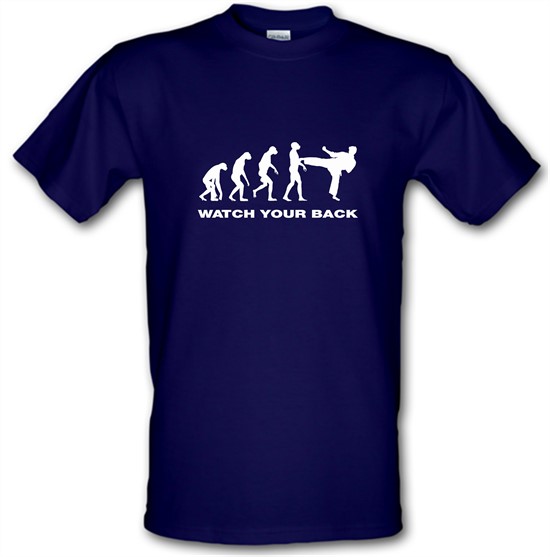 Watch Your Back Evolution t-shirts