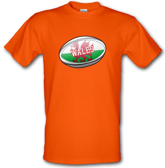 Welsh Rugby Ball Flag t-shirts
