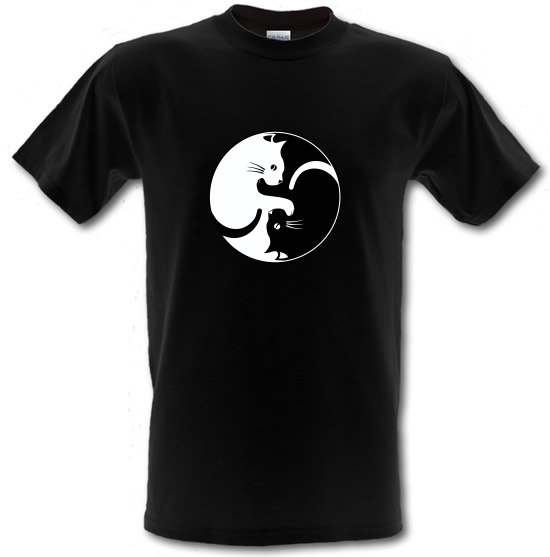 Yin Yang Cat t-shirts