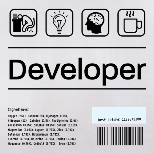 Developer Ingredients t-shirts