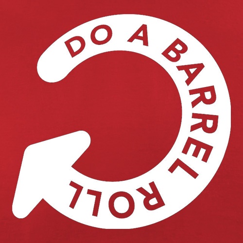 Do A Barrel Roll t-shirts