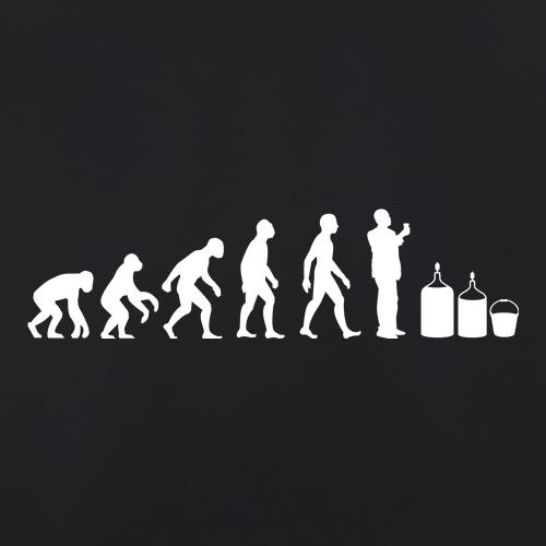 Evolution Of Man Homebrew t-shirts