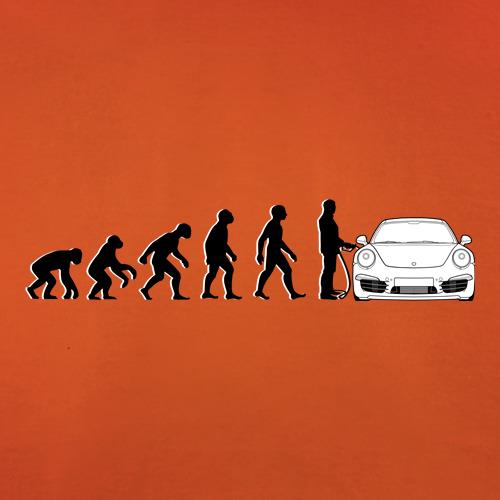 Evolution Of Man 996 Driver t-shirts